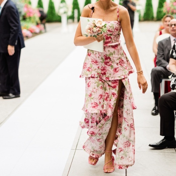 Show Me Your Mumu  Lady Corset Tiered Maxi Dress Garden Romantic size 2X New - Picture 6 of 12